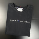 Camiseta Tommy Hilfiger Preta Masculina Malha Importada
