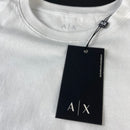 Camiseta Básica Armani Exchange Branca Masculina Malha Importada