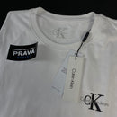 Camiseta Calvin Klein Branca Masculina Malha Importada
