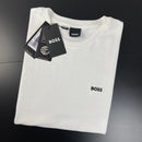 Camiseta Básica Hugo Boss Branca Masculina Malha Importada
