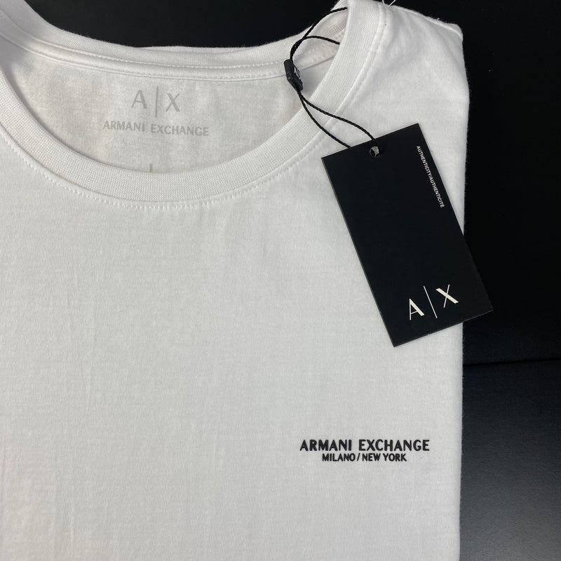Camiseta Armani Exchange Branca Masculina Malha Importada