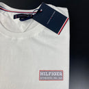 Camiseta Básica Tommy Hilfiger Branca Masculina Malha Importada