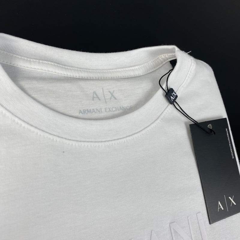 Camiseta Armani Exchange Branca Masculina Malha Importada