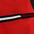 Camiseta Tommy Hilfiger Vermelha Masculina Malha Importada