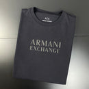 Camiseta Armani Exchange Preta Masculina Malha Importada