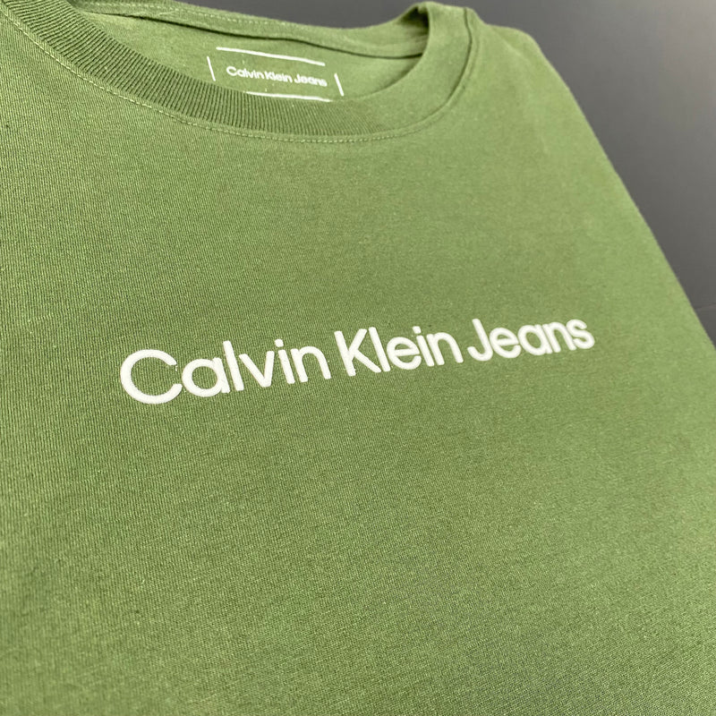 Camiseta Calvin Klein Masculina Verde - Malha importada