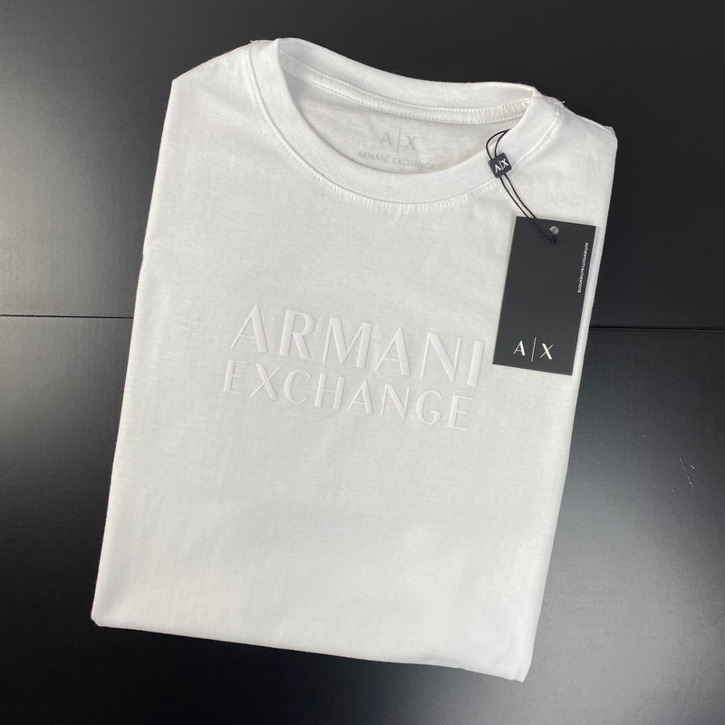 Camiseta Armani Exchange Branca Masculina Malha Importada