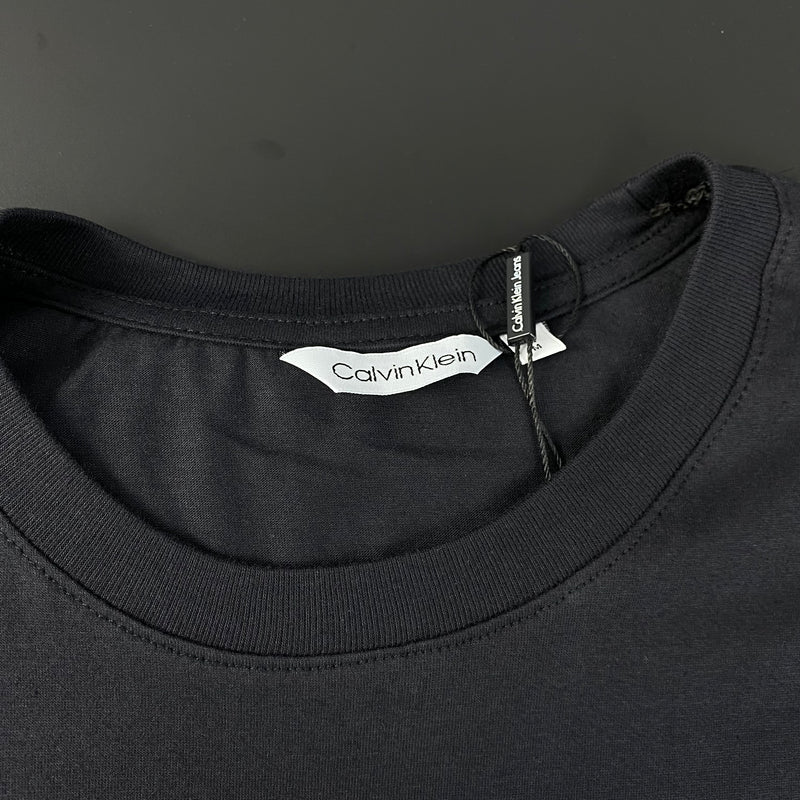 Camiseta Calvin Klein Preta Masculina Malha Importada