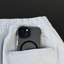 Shorts de Sarja Fred Perry Cinza Masculino