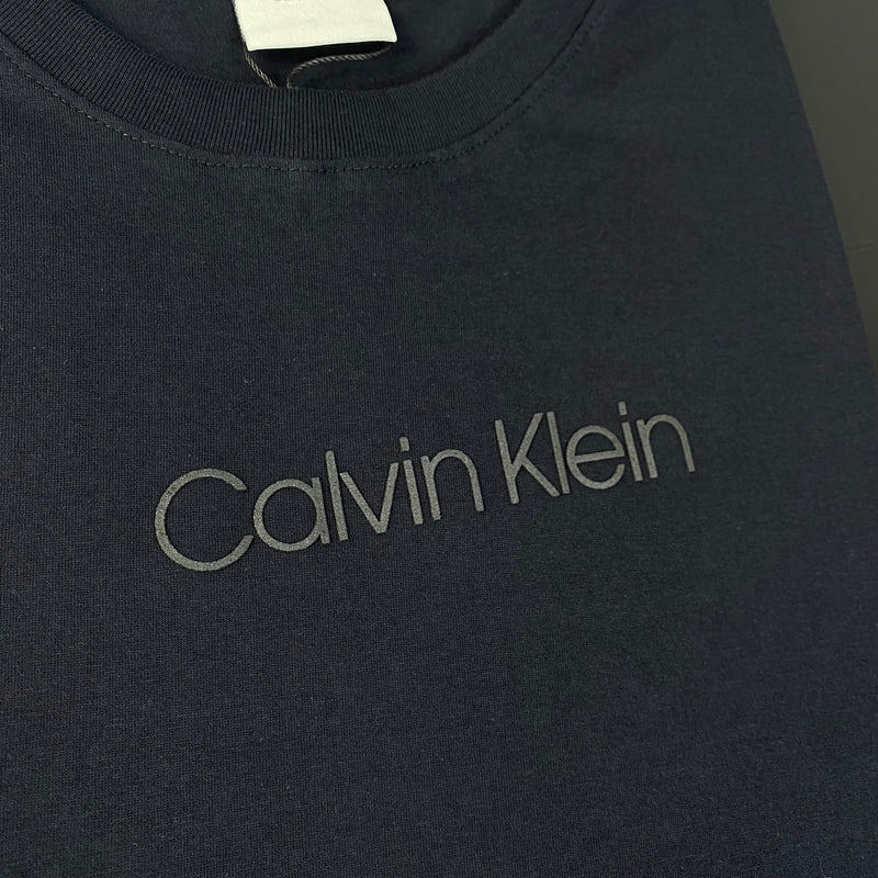 Camiseta Calvin Klein Preta Masculina Malha Importada
