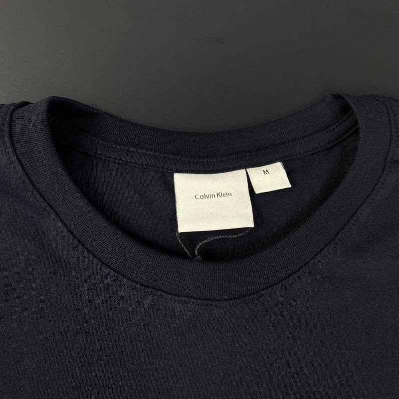 Camiseta Calvin Klein Preta Masculina Malha Importada