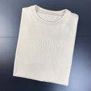 Camiseta Armani Exchange Bege Masculina Malha Importada