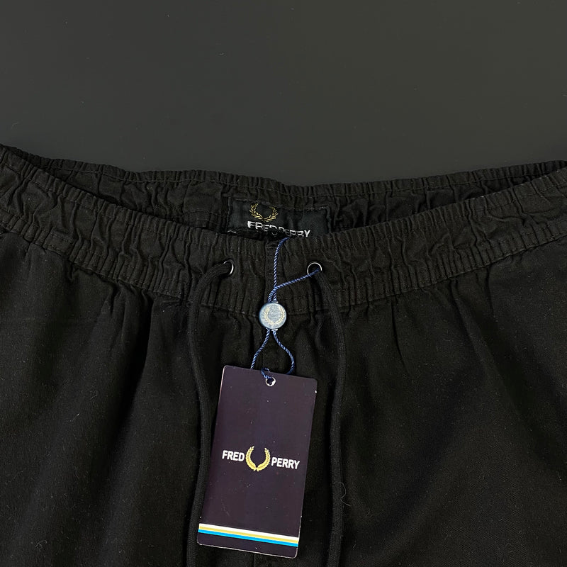 Shorts de Sarja Fred Perry Preto Masculino