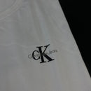 Camiseta Calvin Klein Branca Masculina Malha Importada