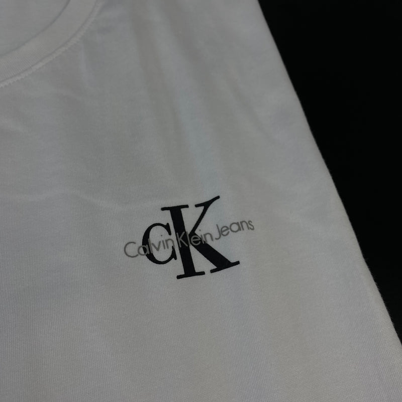 Camiseta Calvin Klein Branca Masculina Malha Importada