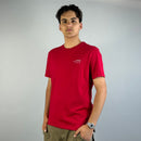 Camiseta Básica Calvin Klein Vermelha Masculina Malha Importada