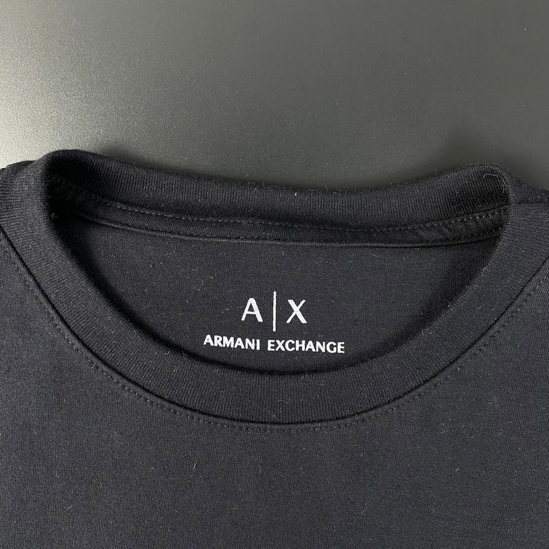 Camiseta Armani Exchange Preta Masculina Malha Importada