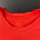 Camiseta Armani Exchange Vermelha Masculina Malha Importada