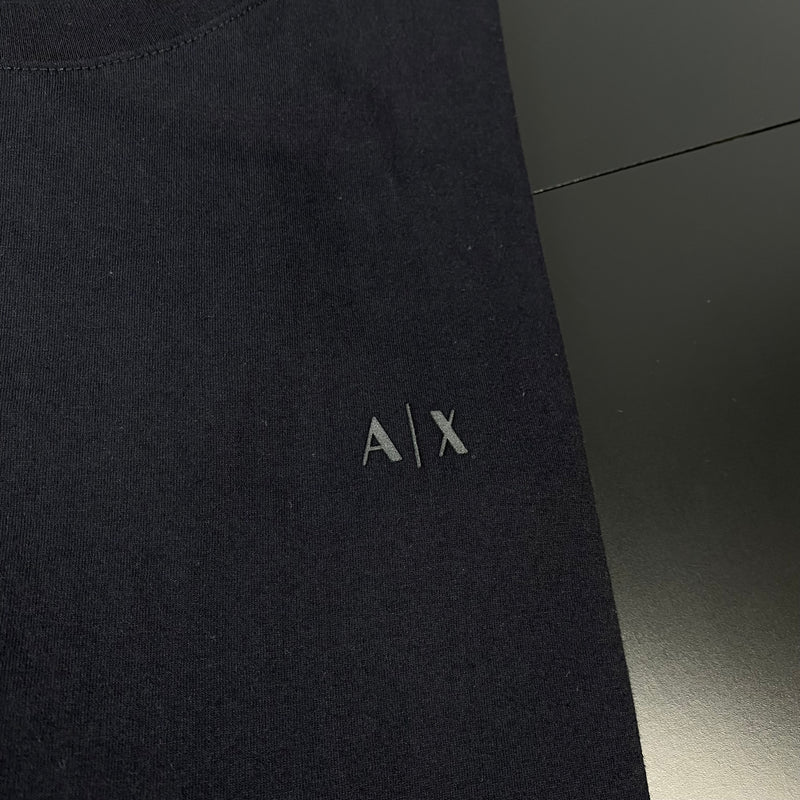 Camiseta Básica Armani Exchange Preta Masculina Malha Importada