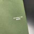 Camiseta Básica Porsche X Boss Verde Masculina Malha Importada