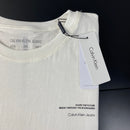 Camiseta Básica Calvin Klein Branca Masculina Malha Importada