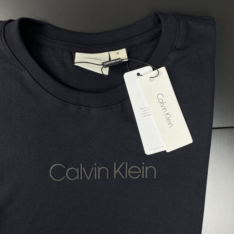 Camiseta Calvin Klein Preta Masculina Malha Importada