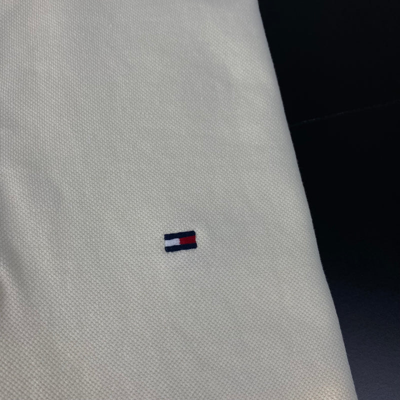 Camisa Polo Tommy Hilfiger Off White
