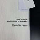 Camiseta Básica Calvin Klein Branca Masculina Malha Importada