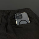 Shorts de Sarja Fred Perry Preto Masculino