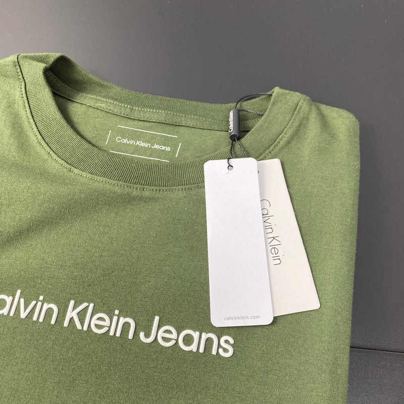 Camiseta Calvin Klein Masculina Verde - Malha importada