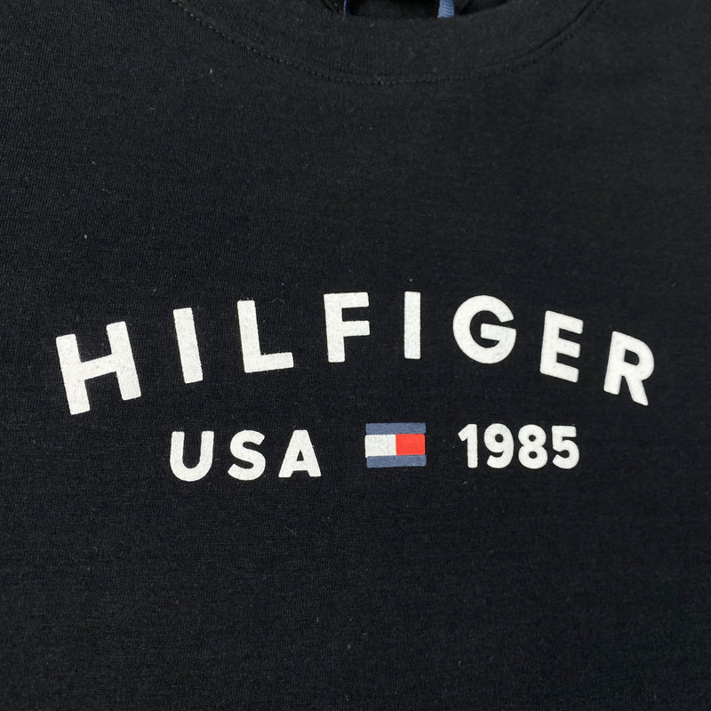 Camiseta Tommy Hilfiger Preta Masculina Malha Importada