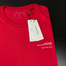 Camiseta Básica Calvin Klein Vermelha Masculina Malha Importada