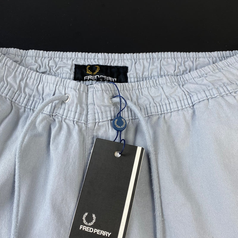 Shorts de Sarja Fred Perry Cinza Masculino