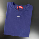 Camiseta Diesel Azul Masculina Malha Importada