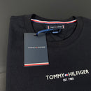 Camiseta Tommy Hilfiger Preta Masculina Malha Importada