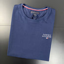 Camiseta Tommy Hilfiger Azul Marinho Masculina Malha Importada