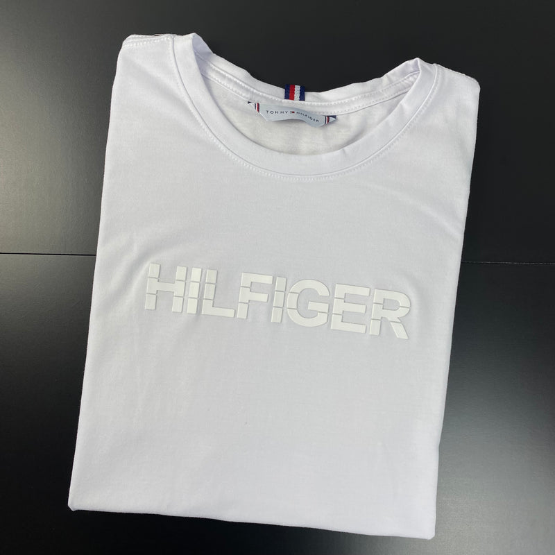 Camiseta Tommy Hilfiger Branca Masculina Malha Importada