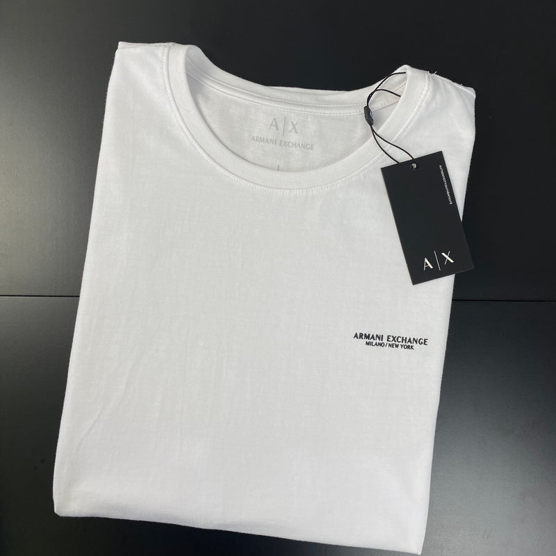 Camiseta Armani Exchange Branca Masculina Malha Importada