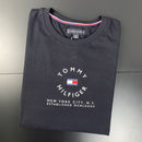 Camiseta Tommy Hilfiger Preta Masculina Malha Importada