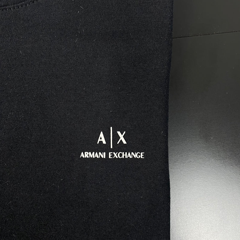 Camiseta Armani Exchange Preta Masculina Malha Importada