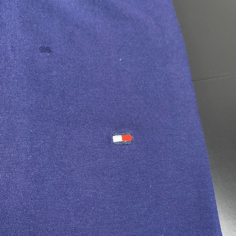 Camiseta Básica Tommy Hilfiger Azul Marinho Masculina Malha Importada