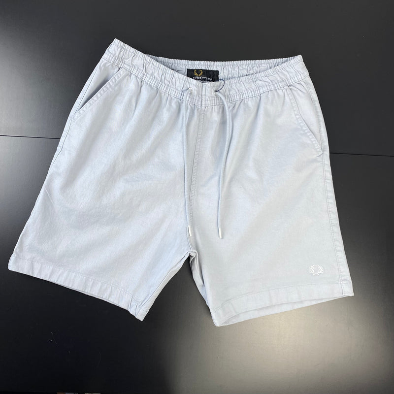 Shorts de Sarja Fred Perry Cinza Masculino
