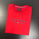 Camiseta Tommy Hilfiger Vermelha Masculina Malha Importada