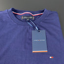 Camiseta Básica Tommy Hilfiger Azul Marinho Masculina Malha Importada