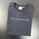 Camiseta Calvin Klein Preta Masculina Malha Importada