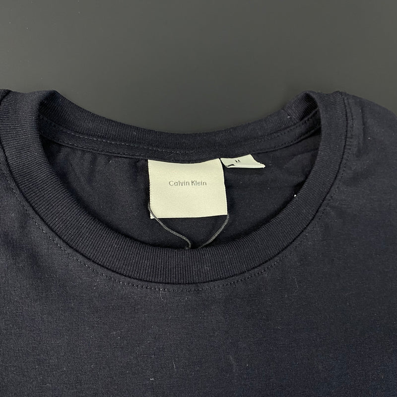 Camiseta Calvin Klein Preta Masculina Malha Importada