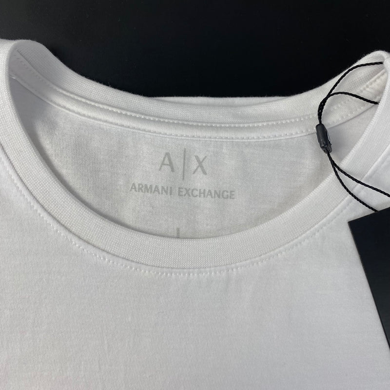 Camiseta Armani Exchange Branca Masculina Malha Importada