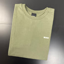 Camiseta Básica Hugo Boss Verde Masculina Malha Importada
