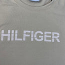 Camiseta Tommy Hilfiger Bege Masculina Malha Importada
