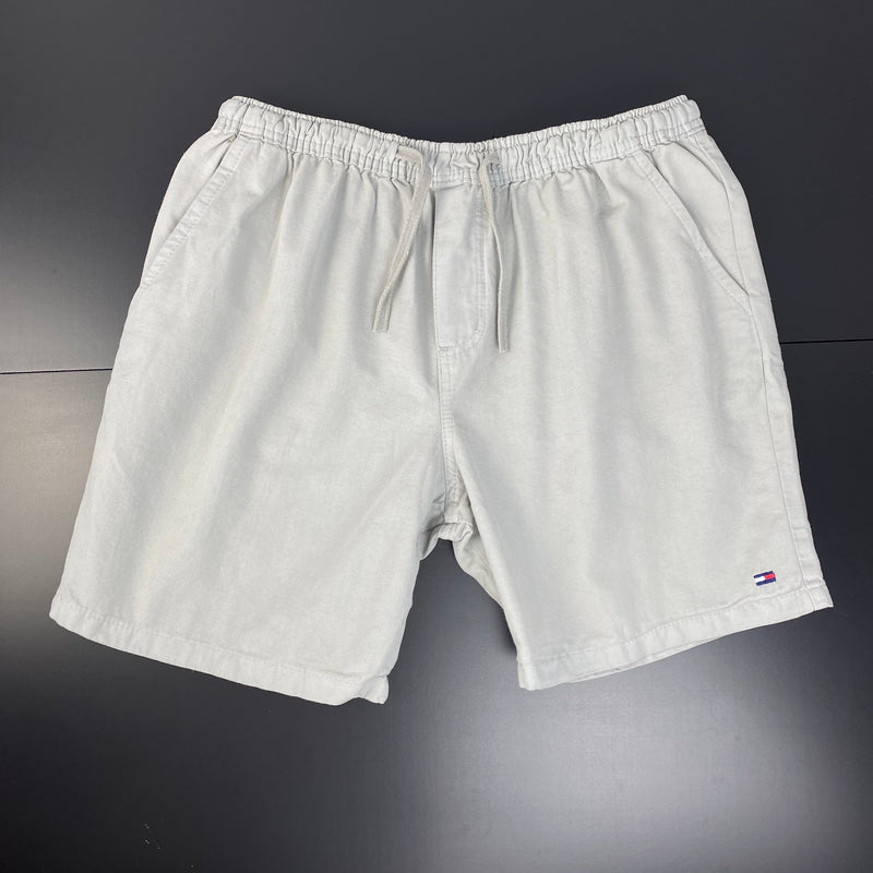 Shorts de Sarja Tommy Hilfiger Cinza Masculino